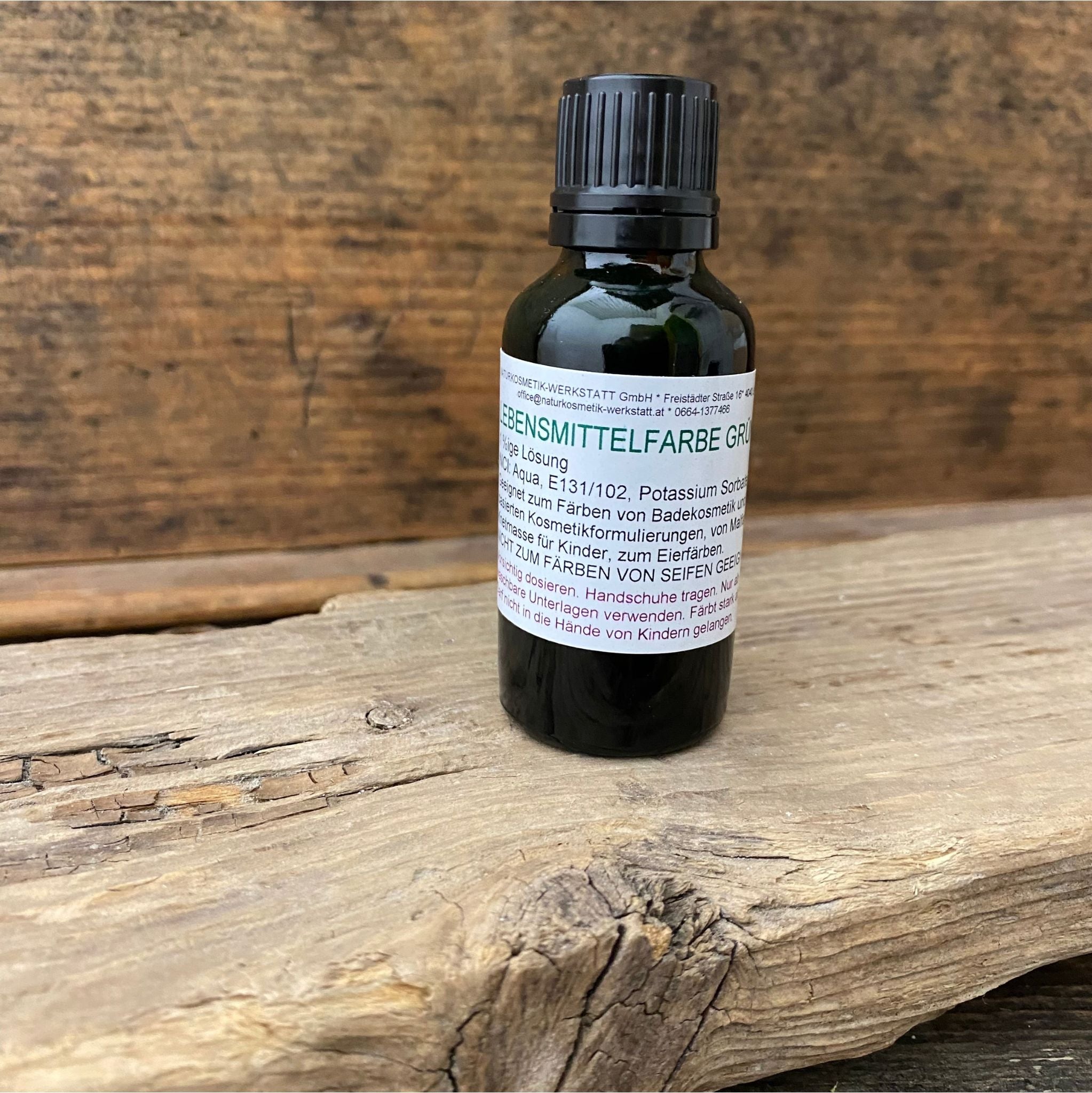 Lebensmittelfarbe Grün, 1 %ige Lösung - 30 ml