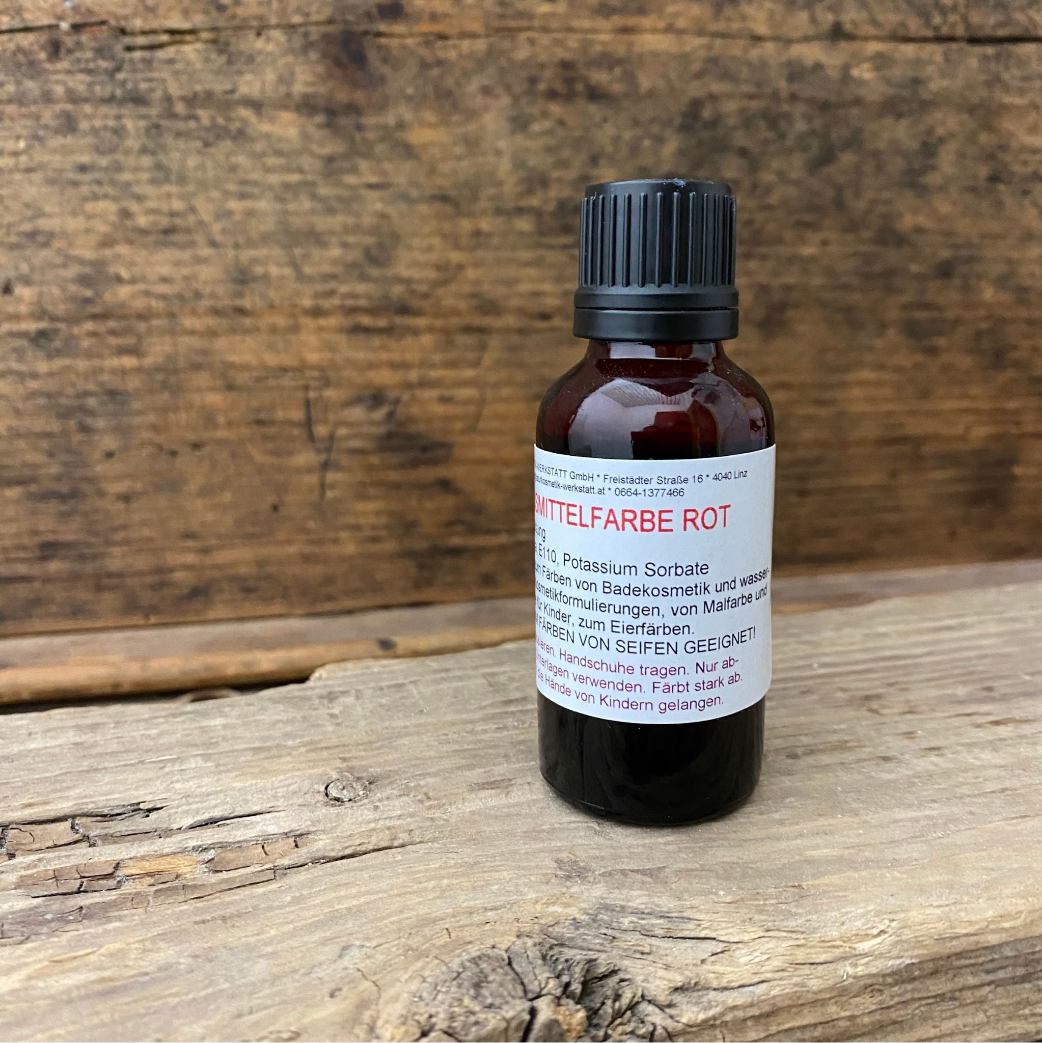 Lebensmittelfarbe Rot, 1 %ige Lösung - 30 ml