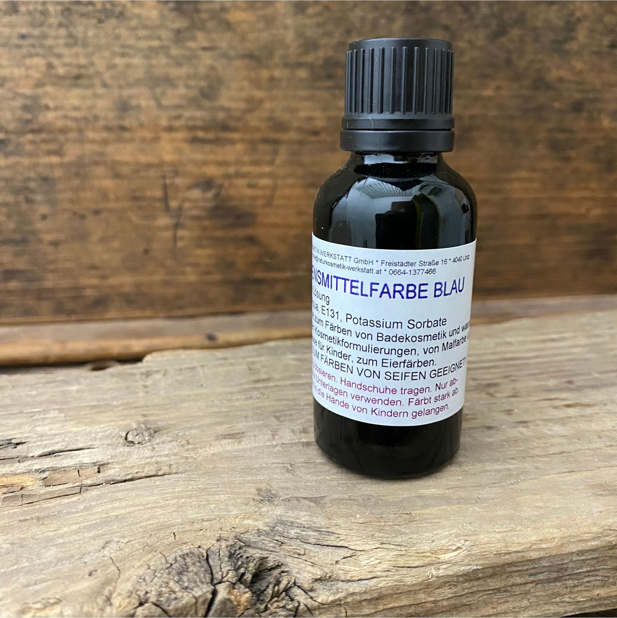 Lebensmittelfarbe Blau, 1 %ige Lösung - 30 ml